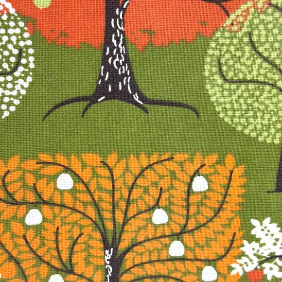 Crate & Barrel Arbor Tree Dishtowel 2020 Cotton Kitchen Towel Autumn Fall Decor - Picture 3 of 8